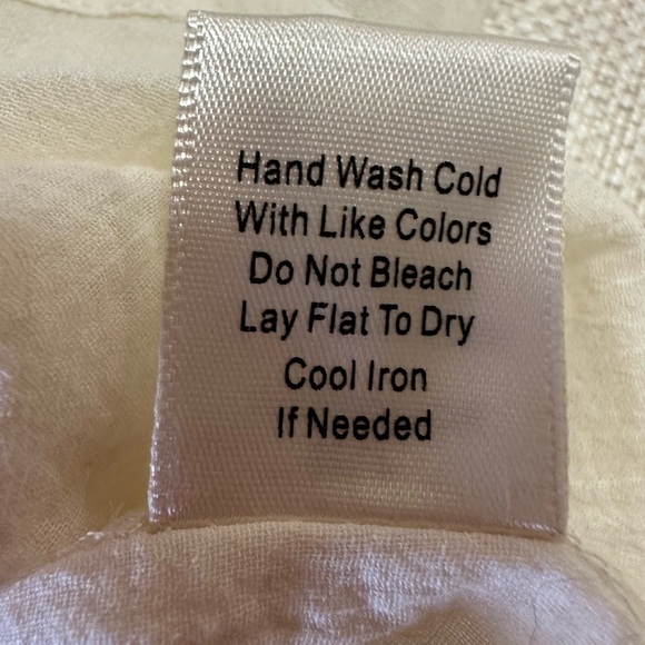 Blu Pepper 100% Cotton Button Down V-Neck - Picture 6 of 7